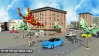 Flying Robot Superhero: Crime City Rescue Screen Shot 4