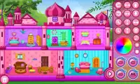 Doll house decoration game Screen Shot 0
