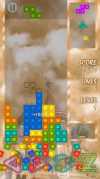 Classic Brick Blocks for Tetris Screen Shot 1