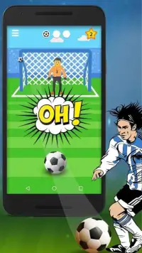Soccer Penalty Kicks Shooting: Football Star Screen Shot 1