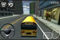 3D школьный автобус симулятор Screen Shot 0
