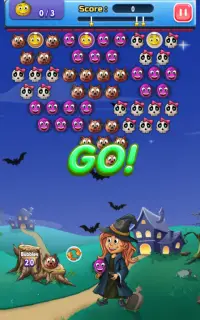 Bubbles Witch Mania Screen Shot 1