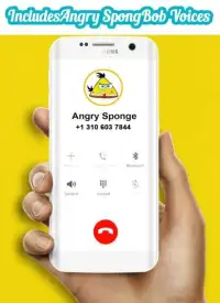 Angry Spong Bob Calling You Screen Shot 1
