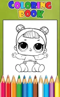 How To Color LOL Surprise Doll -lol ball pop 1 Screen Shot 5