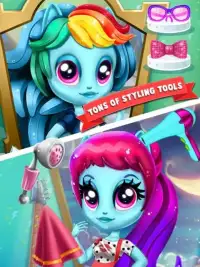 Rainbow Pony Hair Salon Screen Shot 1