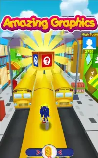 Sonic Flash Speed Fever: Run, Rush, Jump & Dash 3D Screen Shot 3