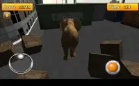 3D البرية الفيل محاكي Screen Shot 1