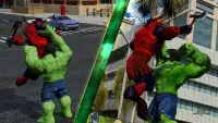 Superhero Hammer Man & Incredible Green Monster Screen Shot 7
