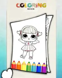 How To Color LOL Surprise Doll -lol dolls ball pop Screen Shot 2