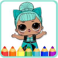 How To Color LOL Surprise Doll -lol ball pop 5