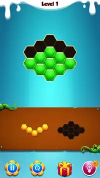 2017 Block Puzzle Hexagon Game Screen Shot 0