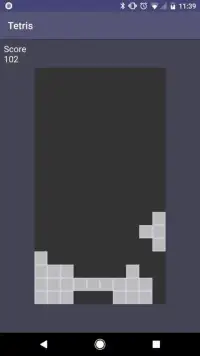 Simple Tetris Screen Shot 0