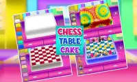 Chess Table Cake Maker Game! DIY Cooking Chef Screen Shot 2