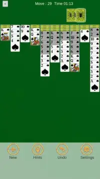 Spider Solitaire : 300 levels Screen Shot 0
