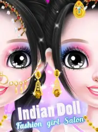 Indian Little Doll Fashion girl Salon Screen Shot 2