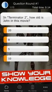 Quiz for the Terminator Movies Screen Shot 7