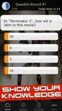 Quiz for the Terminator Movies Screen Shot 2
