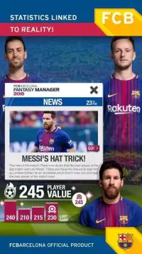 FC Barcelona Fantasy Manager: Real football mobile Screen Shot 6