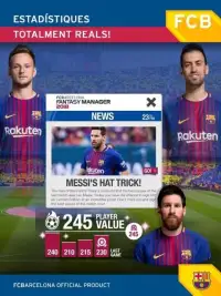 FC Barcelona Fantasy Manager: Real football mobile Screen Shot 2