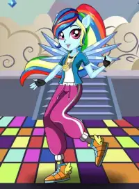 Dress up Rainbow Dash Dance Magic Screen Shot 1