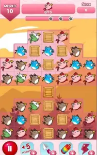 Candy Birds: Combo Puzzle - Rescue & Crush Screen Shot 4