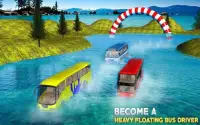 Floating Water Coach Bus Traffic Race Screen Shot 7