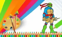 * Coloring book for Turtles Ninja Legends Screen Shot 1