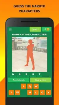 Guess Naruto Characters Quiz Screen Shot 6