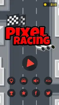 Pixel Racing Screen Shot 0