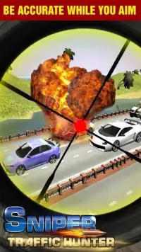 Sniper: Traffic Hunter, Traffic Shooting Games Screen Shot 1