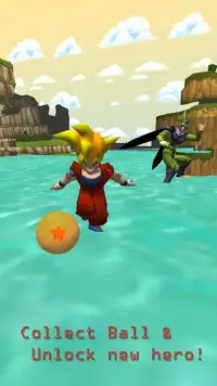 Ultimate Super Saiyan Goku Xenoverse Dragon Run 3D Screen Shot 2