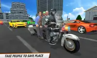 دراجة موقف حافلات لعبة:الشرطة الدراجة مدينة لتعليم Screen Shot 10