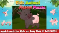 Kids Animal Jigsaw Free Puzzle Screen Shot 0