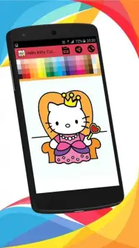 Coloring pages for Kitty Screen Shot 3