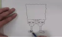 How To Draw Spongebob Cartoon Screen Shot 1