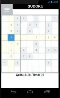 Rackons Sudoku Game Screen Shot 0