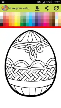 coloring book for dolls surprise ( painting eggs ) Screen Shot 0
