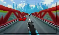Spider Panther Moto Racing Game Screen Shot 2
