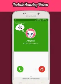 Call From Talking Angela Screen Shot 2