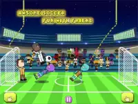 Soccer Happy-mini footbal fun 2 player game physic Screen Shot 0