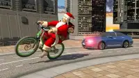 Bicycle Santa Christmas Pizza Delivery Screen Shot 7