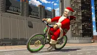 Bicycle Santa Christmas Pizza Delivery Screen Shot 10