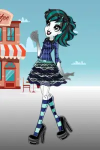 Monsters Girls Fashion Style Dress Up Game Screen Shot 0
