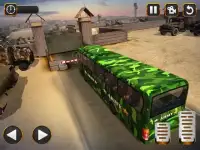 OffRoad US Army Coach Bus Driving Simulator Screen Shot 1