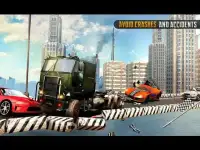 Chained Car Transport Truck Driving Games Screen Shot 10