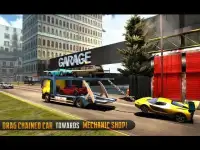 Chained Car Transport Truck Driving Games Screen Shot 7