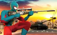 Frontline Spider VS Super Heroes Battle Screen Shot 2