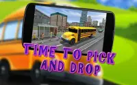 City Bus School Driving Simulator Fun Free Game 3D Screen Shot 1