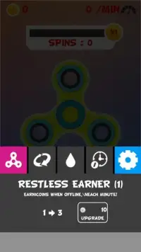 Colourful Fidget Spinner Screen Shot 0