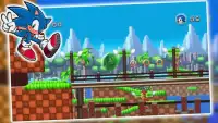 super subway sonic run jump boom dash free game Screen Shot 1
